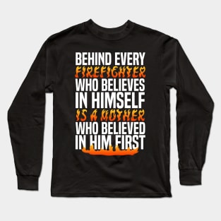 Firefighter Mom Long Sleeve T-Shirt